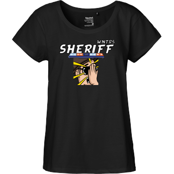 WNTRS - Sheriff Fail Fairtrade Loose Fit Girlie - black