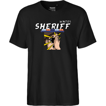 WNTRS - Sheriff Fail Fairtrade T-Shirt - black