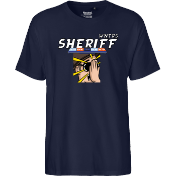 WNTRS - Sheriff Fail Fairtrade T-Shirt - navy