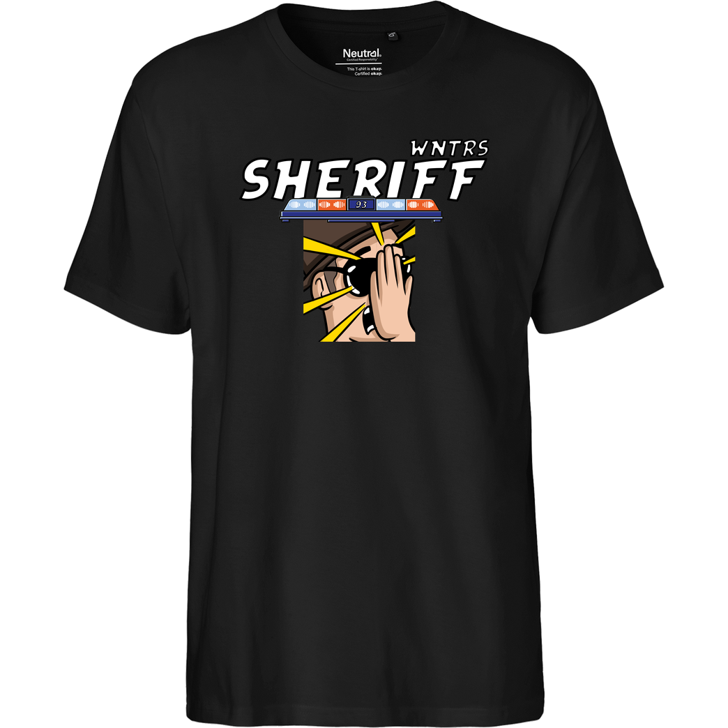 WNTRS WNTRS - Sheriff Fail T-Shirt Fairtrade T-Shirt - black