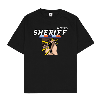 WNTRS - Sheriff Fail Oversize T-Shirt - Black