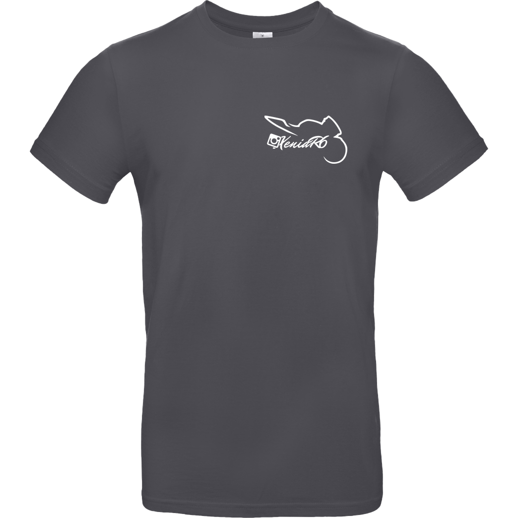 XeniaR6 XeniaR6 - Sportler-Logo T-Shirt B&C EXACT 190 - Dark Grey
