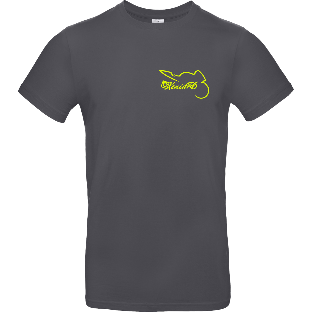 XeniaR6 XeniaR6 - Sportler-Logo T-Shirt B&C EXACT 190 - Dark Grey