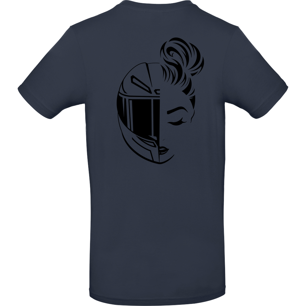 XeniaR6 XeniaR6 - Sportler-Logo T-Shirt B&C EXACT 190 - Navy