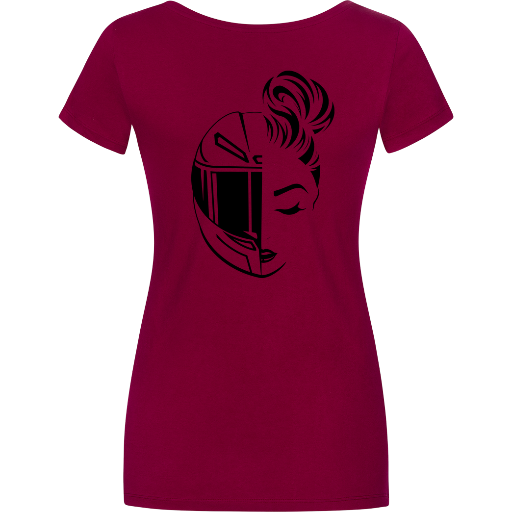 XeniaR6 XeniaR6 - Sportler-Logo T-Shirt Girlshirt berry