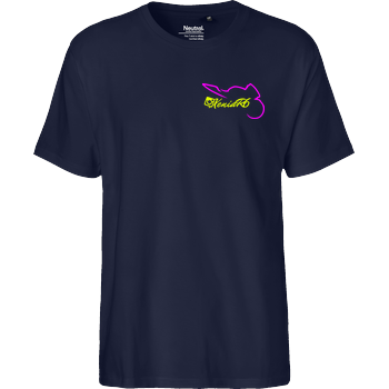 XeniaR6 - Sportler-Logo Fairtrade T-Shirt - navy