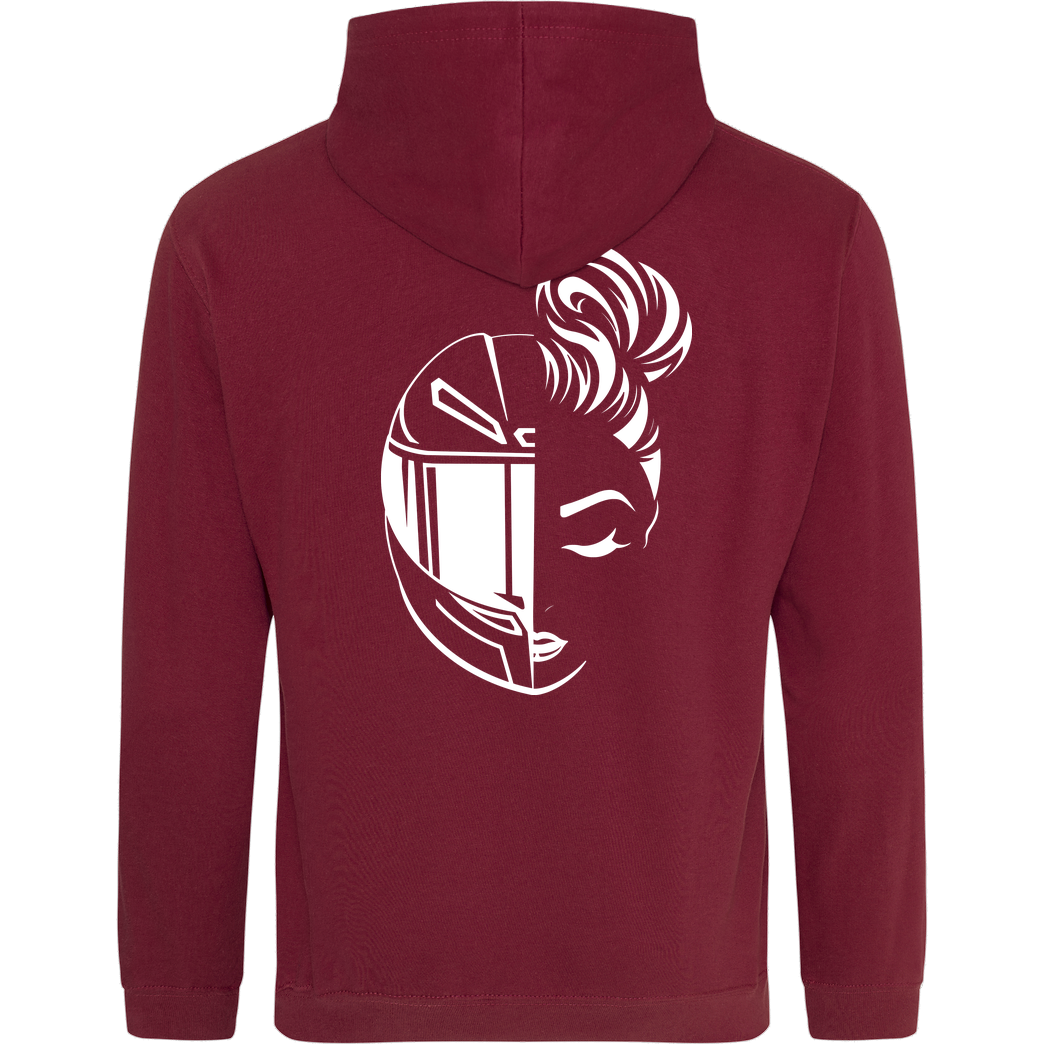 XeniaR6 XeniaR6 - Sportler-Logo Sweatshirt JH Hoodie - Bordeaux