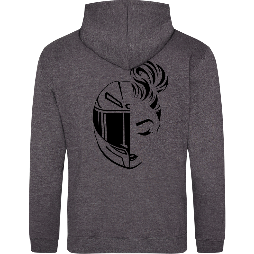 XeniaR6 XeniaR6 - Sportler-Logo Sweatshirt JH Hoodie - Dark heather grey