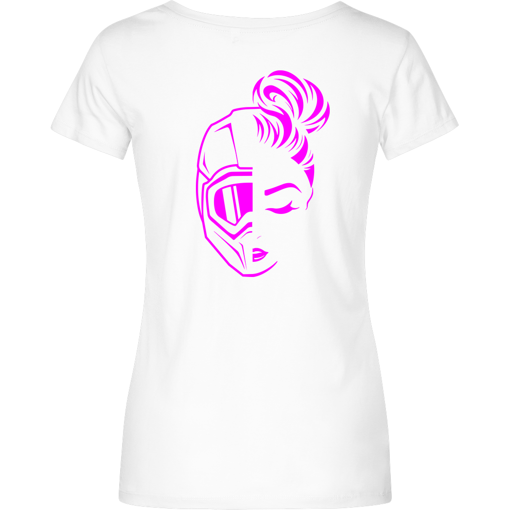 XeniaR6 XeniaR6 - Sumo-Logo T-Shirt Girlshirt weiss