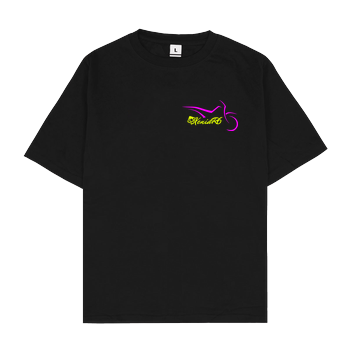 XeniaR6 - Sumo-Logo Oversize T-Shirt - Black
