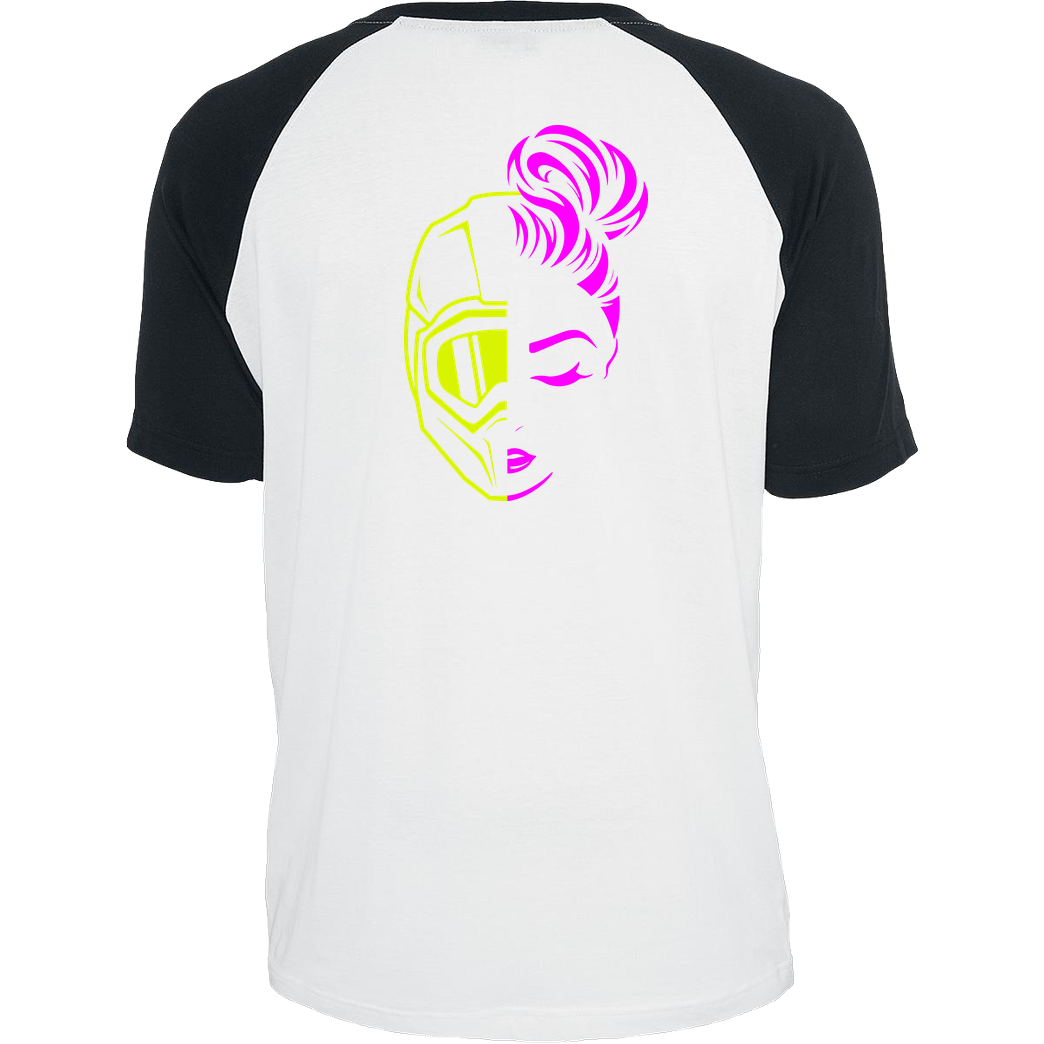 XeniaR6 XeniaR6 - Sumo-Logo T-Shirt Raglan Tee white